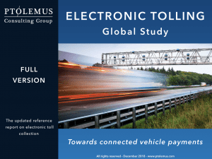 Electronic toll collection