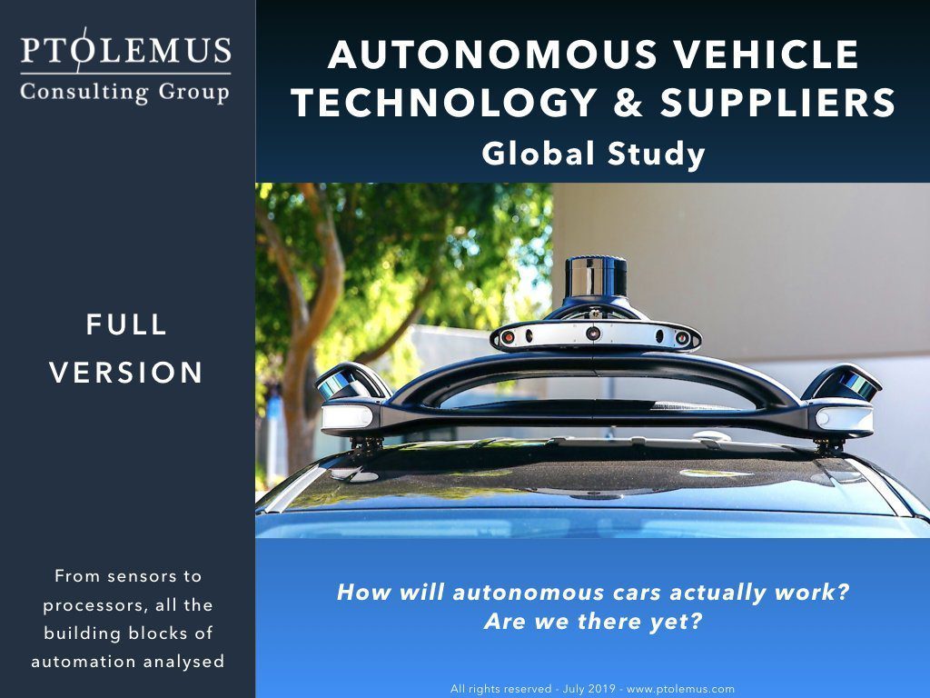 Autonomous Vehicle Technology and suppliers global study