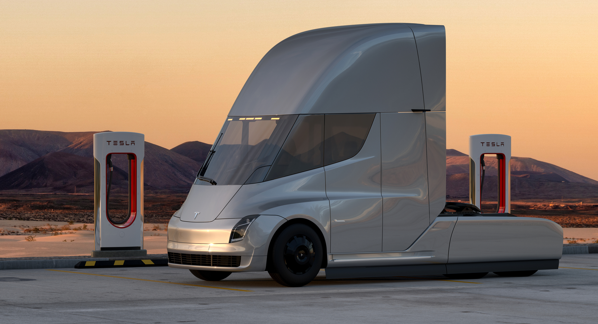 bleek Bloemlezing slepen Tesla Semi versus other electric trucks - PTOLEMUS